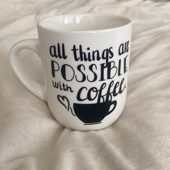 All Things Are Possible With Coffee | Coffee Mug - Picture 2 of 8